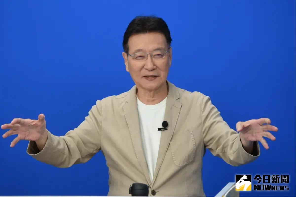 ▲國民黨副總統候選人趙少康痛批，蔡英文權力一把抓。（圖／記者陳明安攝，2023.12.14）