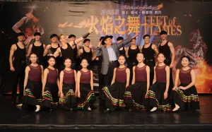 經典踢踏《火焰之舞》周日竹縣演出　舞者訪竹北高中舞蹈交流
