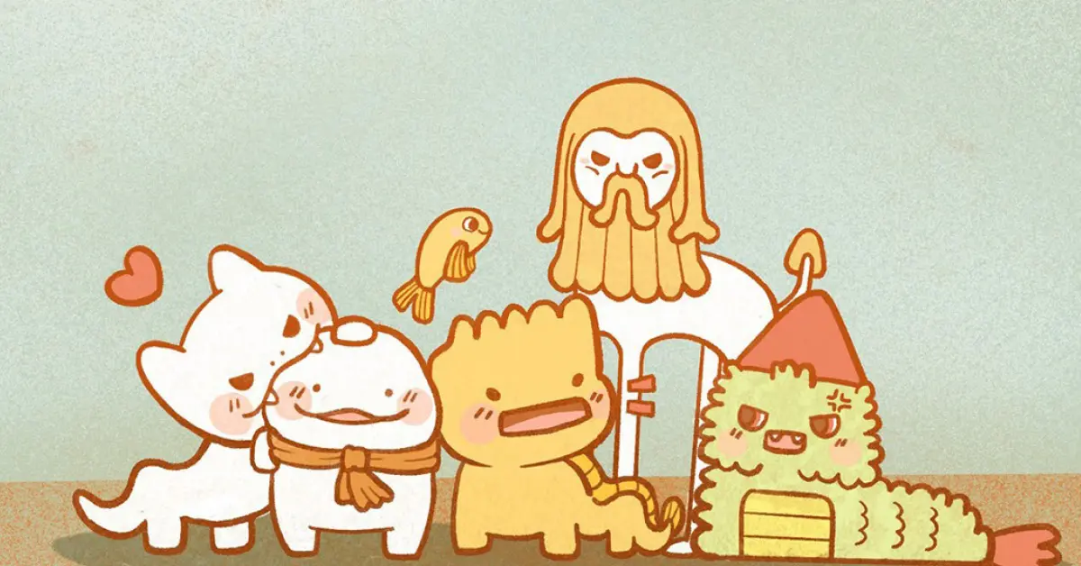 ▲超萌的傳統神獸成為泰國的熱門IP。（圖／翻攝自X）