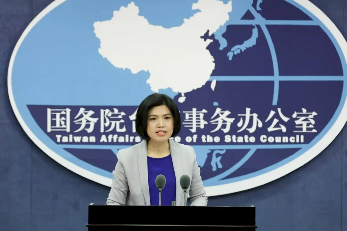 ▲中國國台辦新聞發言人朱鳳蓮聲稱，不存在逼台灣藝人表態的事，而都是藝人們自然而然的真情流露。資料照。(圖／翻攝自微博)