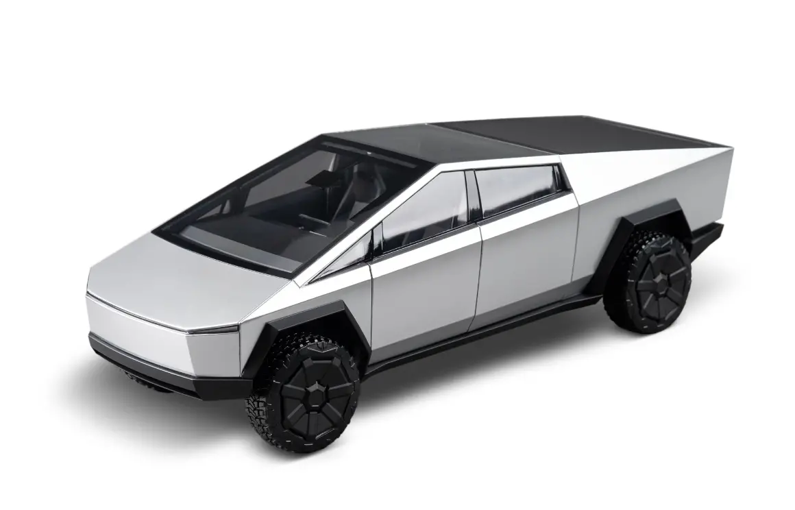 ▲特斯拉台灣線上商店今（15）上架 Cybertruck 1:18限量模型車。（圖／Tesla線上商店）