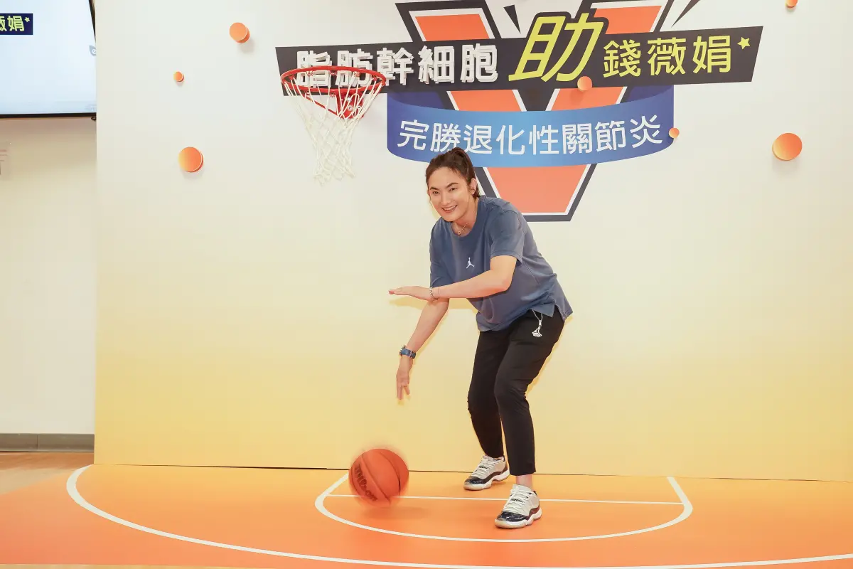 ▲中華女籃隊教練錢薇娟，透過脂肪幹細胞治療逆轉幾乎磨盡的雙膝關節軟骨，擺脫疼痛，重獲新生。（圖／新光醫院提供）
