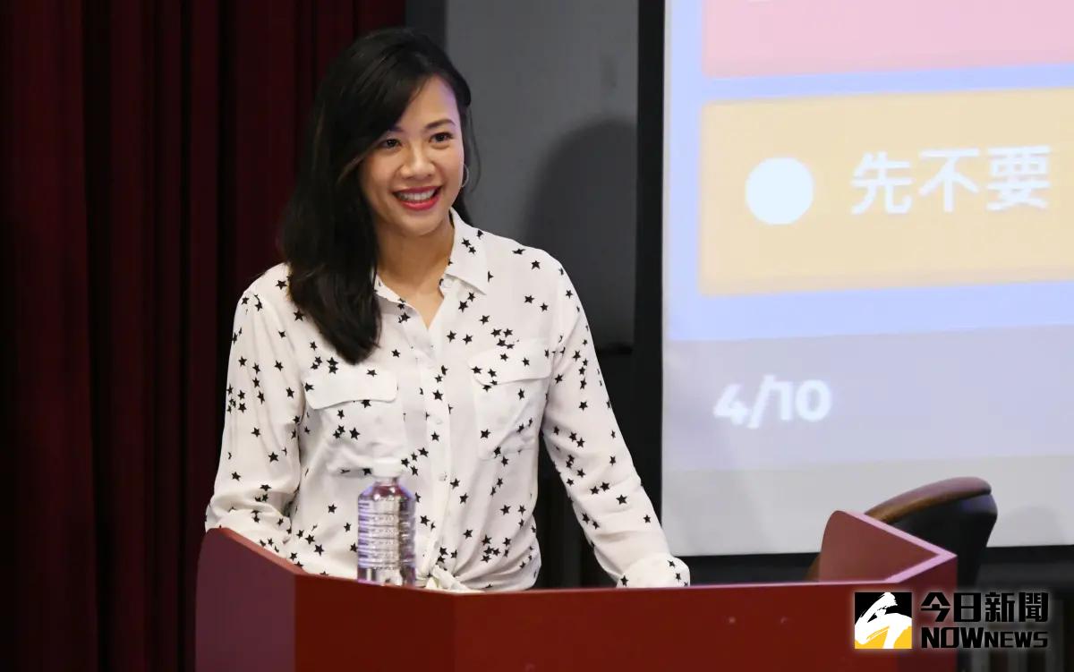 ▲民眾黨副總統候選人吳欣盈參加政大學生座談。（圖／記者林調遜攝，2023.12.15）