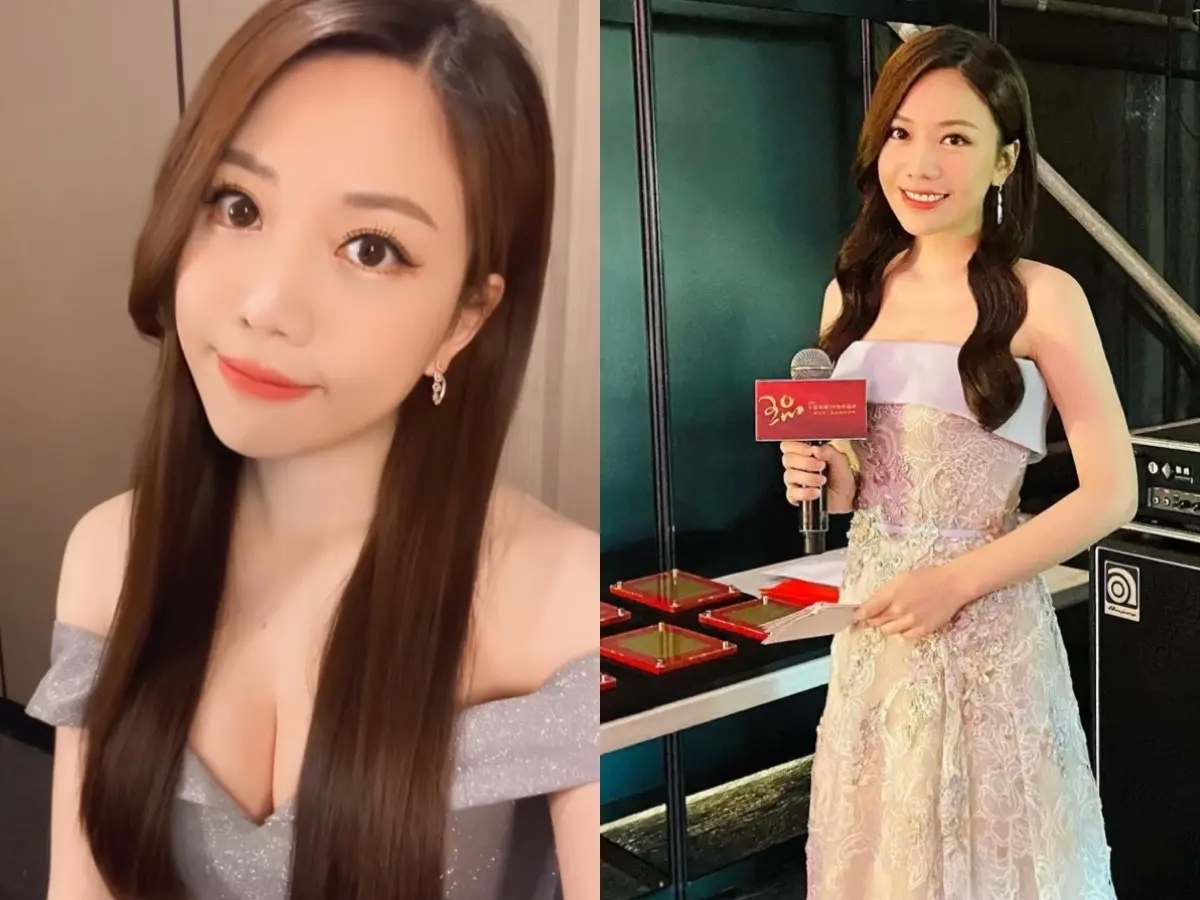 ▲蔡尚樺曬出主持尾牙的照片，性感爆乳，引起熱議。還有粉絲在蔡尚樺業配照片下留言告白，她樂得4字回應。（圖／蔡尚樺IG）