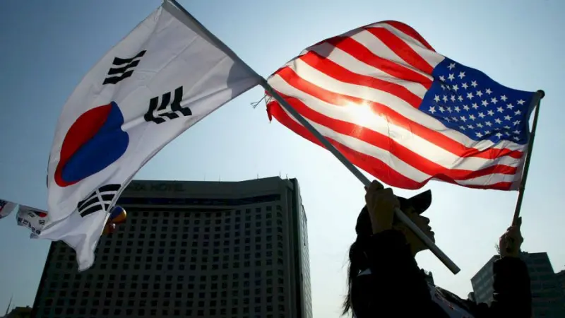 ▲美國與南韓的國防部11日在華府舉行防禦一體化對話會議，會後聯合聲明再次強調，維持台灣海峽的和平與穩定的重要性。示意圖。(圖取自推特)