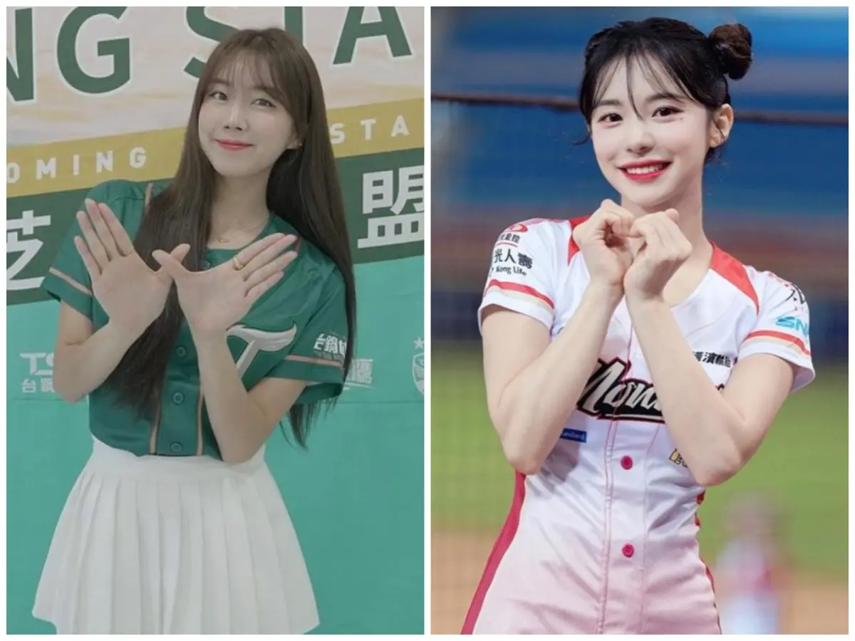 ▲台鋼啦啦隊「Wing Stars」、韓國超人氣女神安芝儇，期待未來跟李多慧合體。（圖／台鋼提供）