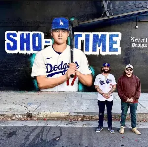 MLB／大谷旋風席捲洛杉磯！美街頭藝術家用超帥塗鴉畫像迎接他
