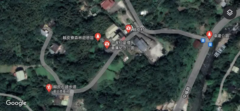 ▲媒體人黃揚明貼出賴清德萬里老家的衛星地圖版。(圖/翻攝自黃揚明臉書)