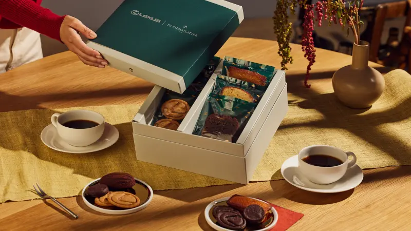▲Lexus 攜 Yu Chocolatier 畬室 推出限量春節聯名禮盒