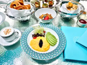 ▲台灣民眾也有機會吃到經典的第凡內早餐「Breakfast at Tiffany's」。（圖／記者蕭涵云攝）