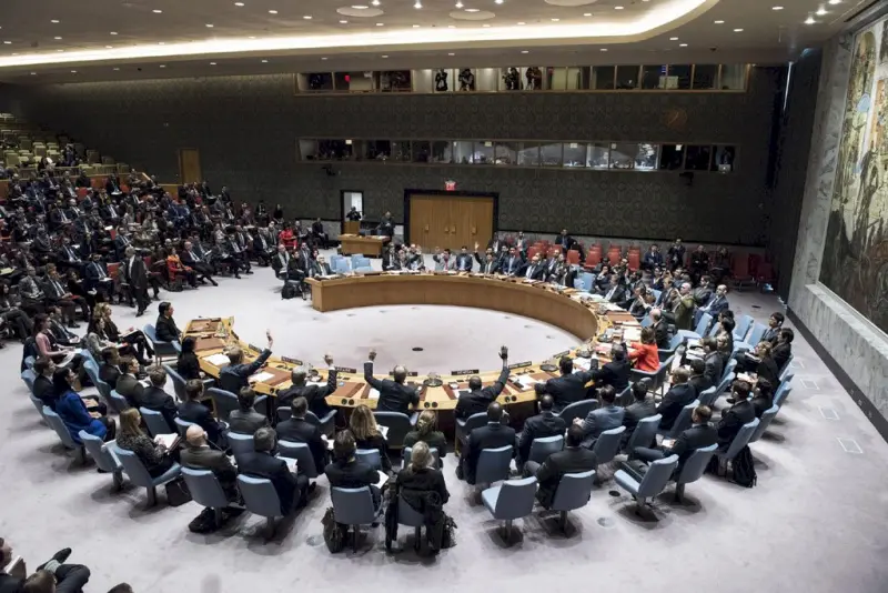 ▲聯合國安全理事會22日表決通過決議，要求以色列與哈瑪斯交戰各方，允許「安全、不受阻礙地大量提供人道主義援助」。示意圖。(圖：UN官網)