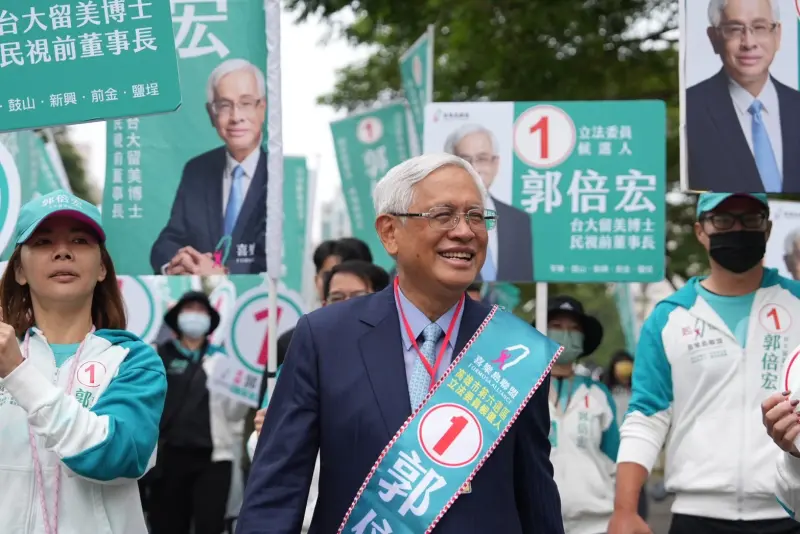 ▲高雄市第6選區立委候選人郭倍宏抽到該選區1號，他期盼自己能夠以第一名之姿當選，他強調自己「一生為台」。（圖／截自郭倍宏臉書）