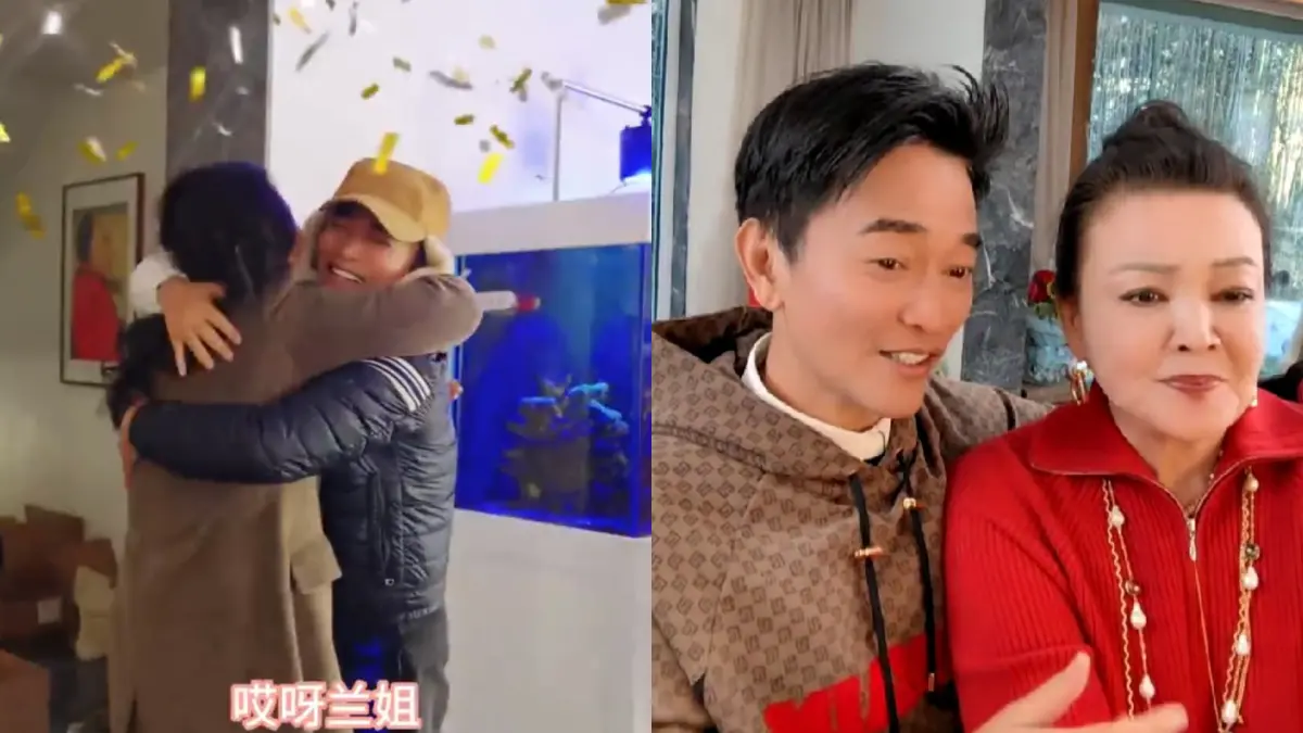 ▲吳宗憲（右圖左）驚喜合體張蘭（右圖右）直播帶貨，一被網友問到大S相關話題，張蘭臉色秒沉，吳宗憲見狀立刻安撫「不要這麼硬！」（圖／張蘭微博）