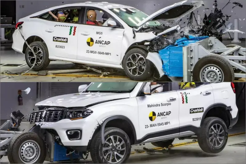 ▲ ANCAP撞擊測試0顆星 MG5、Mahindra Scorpio成為不安全車輛代表 