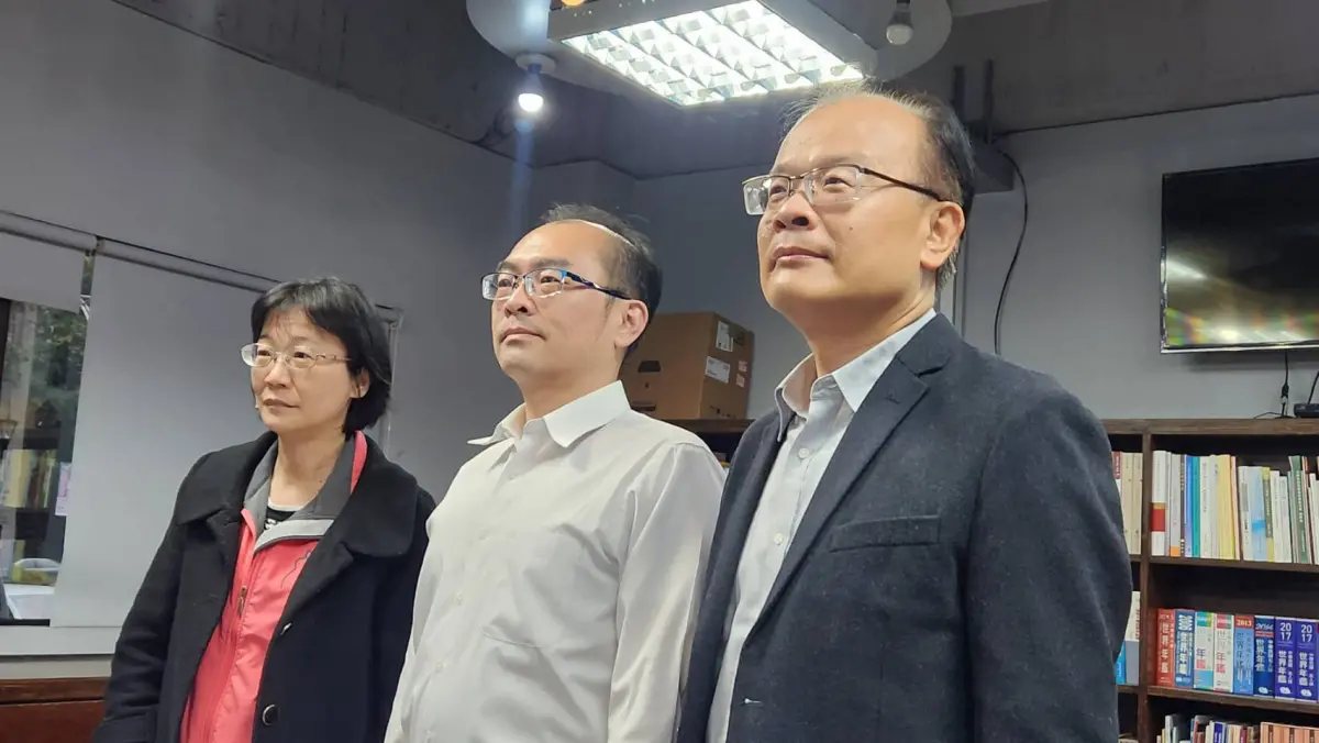 ▲教育部今（21）日說明和春技術學院、中州科技大學、台灣首府大學解散後的校地規畫。（圖／記者李琦瑋攝，2023.12.21）