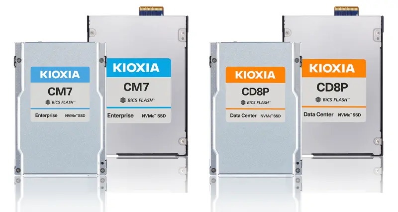 ▲鎧俠最新Kioxia SSD通過PCIe 5.0和NVMe2. 合規性認證，為企業和資料中心提供高效能和可靠性。(圖／業者提供）