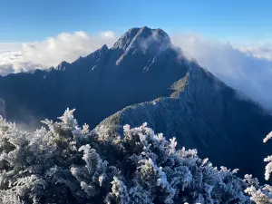 ▲玉山霧淞。（圖／中央氣象署提供）