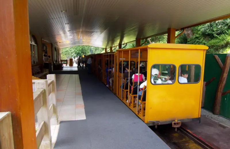 ▲位於宜蘭的太平山森林遊樂園也有「蹦蹦車」可以搭！不少遊客玩過後大讚不輸阿里山的小火車。（圖/旅遊王官網）