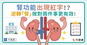 腎功能出現紅字！逆轉「腎」做對兩件事更有效！
