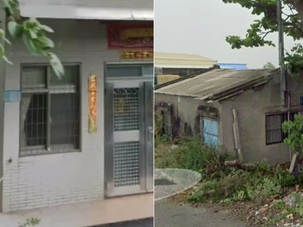 ▲賴清德老家「賴皮寮」（左）違建風波延燒，胸腔暨重症專科醫師蘇一峰分享他從小長大的「真．鄉下工寮」老家（右），對比圖讓眾人驚掉下巴，直言簡直就是兩個世界。（圖／Google地圖、蘇一峰臉書）