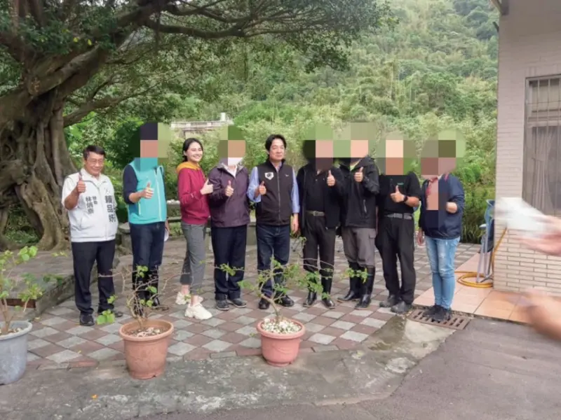 ▲林炳泰在幫賴品妤跑行程（圖／廖先翔提供）