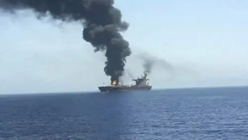 印度外海有商船遭無人機攻擊　美認定出自伊朗

