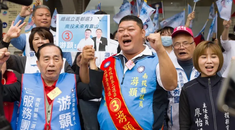 ▲國民黨候選人游顥最後的衝刺期,重點放在開拓大票倉南投市的票源。(圖/游顥競總提供,2023.12.24)