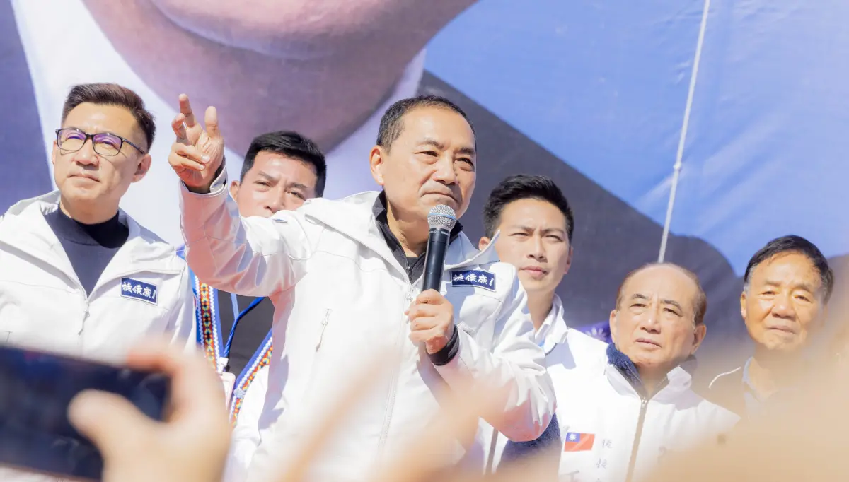 ▲國民黨總統候選人侯友宜今喊話柯文哲，應該多尊重自己的副手，也要尊重韓國瑜的選擇。（圖／侯友宜提供，2023.12.24）