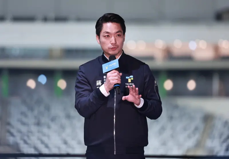▲台北市長蔣萬安今舉行就職周年記者會。(圖/記者葉政勳攝,2023.12.25)