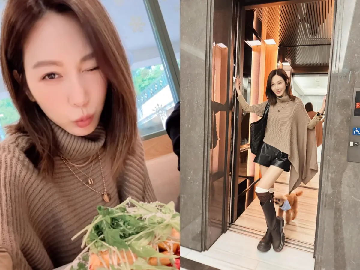 ▲曾莞婷不畏施壓言論，聖誕節曬與摯愛媽媽約會照，辣秀絕對領域，粉絲嗨翻。（圖／曾莞婷臉書）