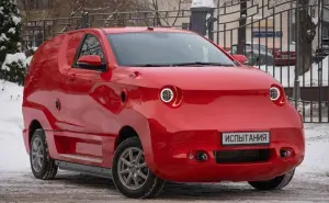 ▲俄羅斯莫斯科理工大學（Moscow Polytechnic University）近期公布了俄羅斯首輛純電原型車「Amber」。（圖／取自X@Eric_Lecomte_）