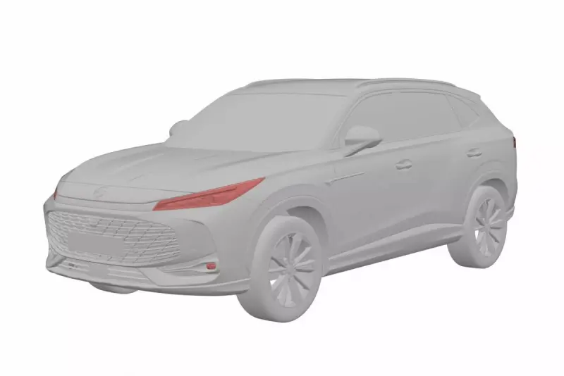 ▲ MG eHS專利現蹤跡 搭載全新平台想要幹掉Model Y 