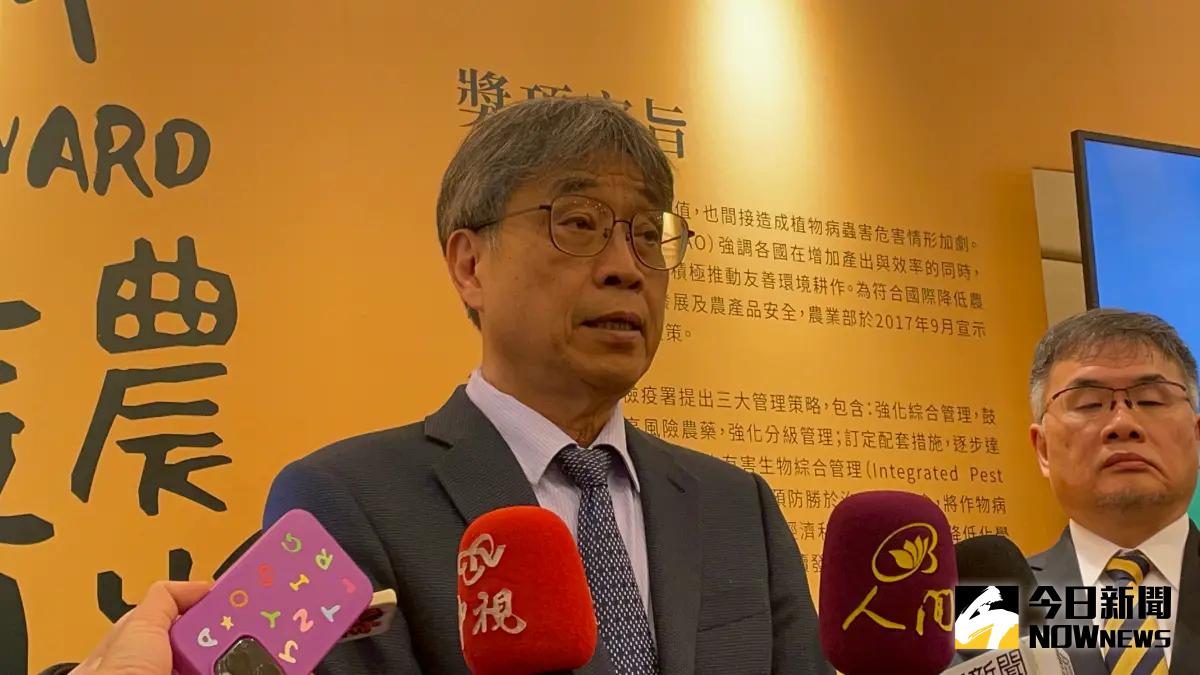 ▲農業部代理部長陳駿季表示，因為特定人士訪中而重開部分石斑魚輸中，是中國利用農產品當作政治籌碼。（圖／記者林志怡攝，2023.12.26）