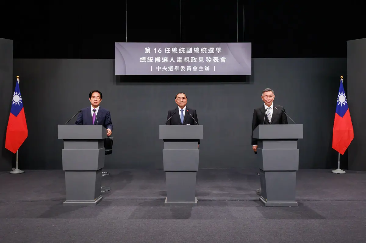 ▲第二場總統政見會今登場。（圖／中選會提供）