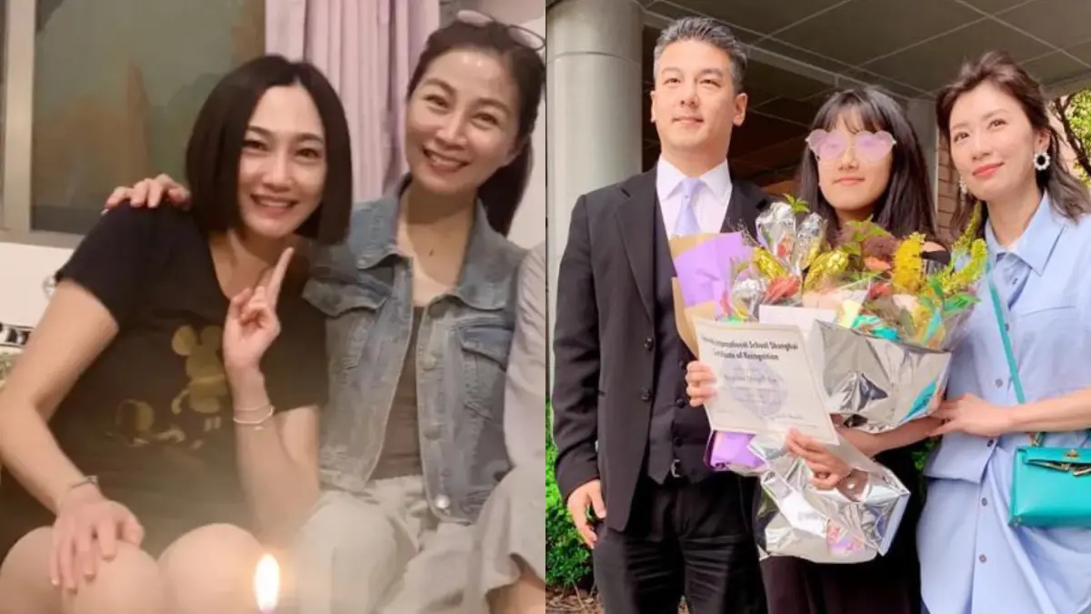 ▲張兆志和前妻不交惡，方文琳（左圖右）、賈靜雯（右一）也是離婚模範。（圖／翻攝自方文琳、賈靜雯臉書）