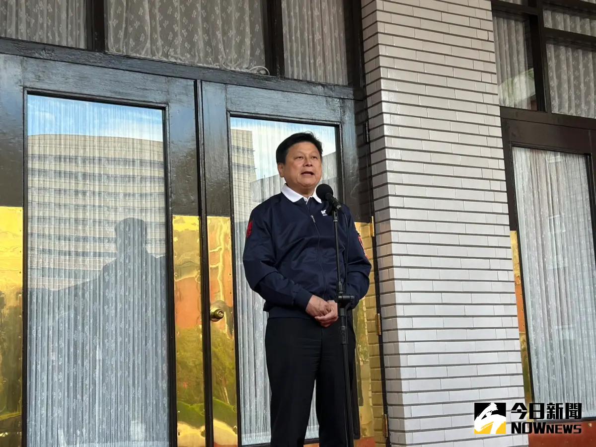 ▲立委傅崐萁接任「挺侯康全國後援總會」副會長兼總幹事。（圖／記者林怡昕攝，2023.12.27）