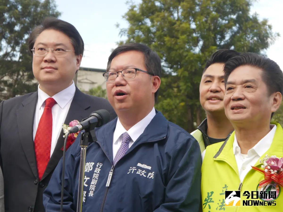 ▲對於部分人士認為中央卡關中捷核定延宕，鄭文燦強調絕無政治卡關，而是以專業分析，中央地方合作解決問題。（圖 ／記者吳嘉億攝）