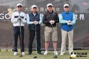 ▲大亞集團董事長沈尚弘（右二）表示，這是睽違28年，再度舉辦高爾夫球賽。（圖／攝影記者葉政勳，2023.12.27）
