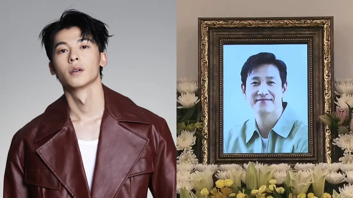 ▲許光漢（左圖）現身李善均（右圖）靈堂哀悼，無緣合作韓劇《No Way Out》留下遺憾，趙震雄崩潰被攙扶入場。（圖／一起娛樂、翻攝KBS News YouTube）