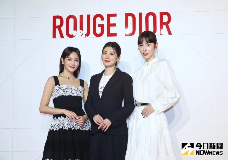▲王淨（左）、賈靜雯、林奕嵐出席Dior快閃店。（圖／記者陳明中攝影）
