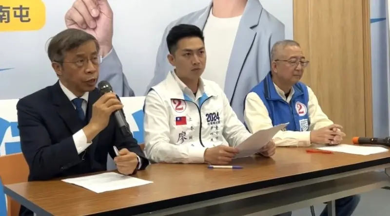 ▲廖偉翔強調自己的指控都是事實，歡迎張廖萬堅與他辯論。（圖／廖偉翔競總提供，2023.12.29）