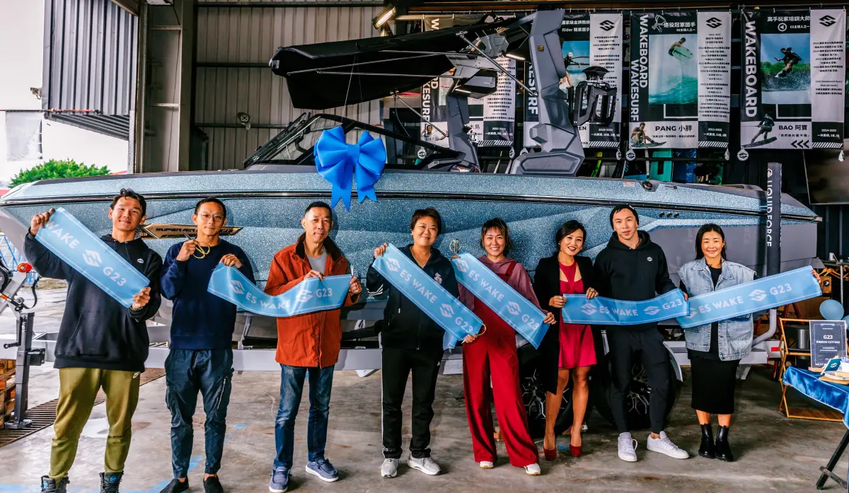 ▲全台唯一 ，ES Wake斥資千萬引進滑水船界勞斯萊斯Nautique G23，打造高規格俱樂部。（圖／業者提供）