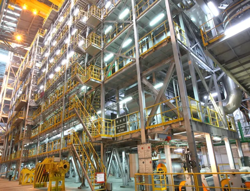 ▲中鋼公司軋鋼三廠建置退火爐燃燒智慧監控系統，以達成降本減碳效益。(圖／中鋼公司提供)