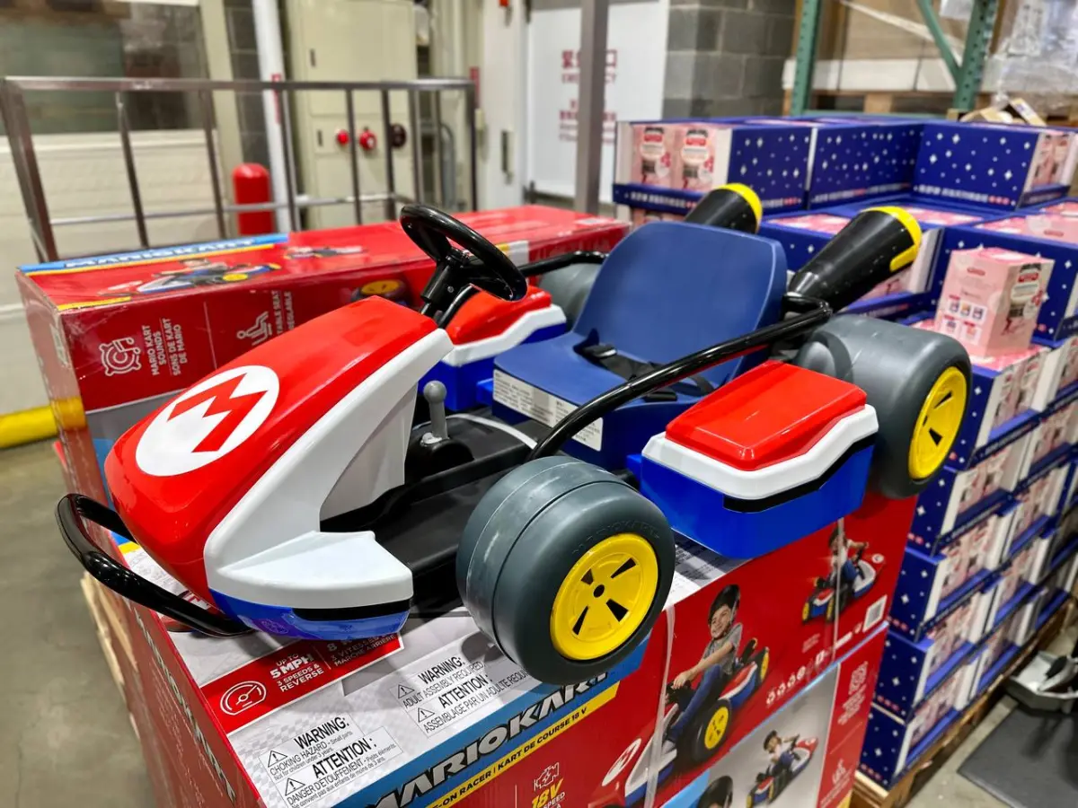 ▲有民眾在現場看到「瑪利歐賽車」實體版也在台灣開賣，售價為1萬0769元，比日前先開賣的加拿大還要便宜將近3千元。（圖／取自臉書社團《Costco好市多 商品經驗老實說》）