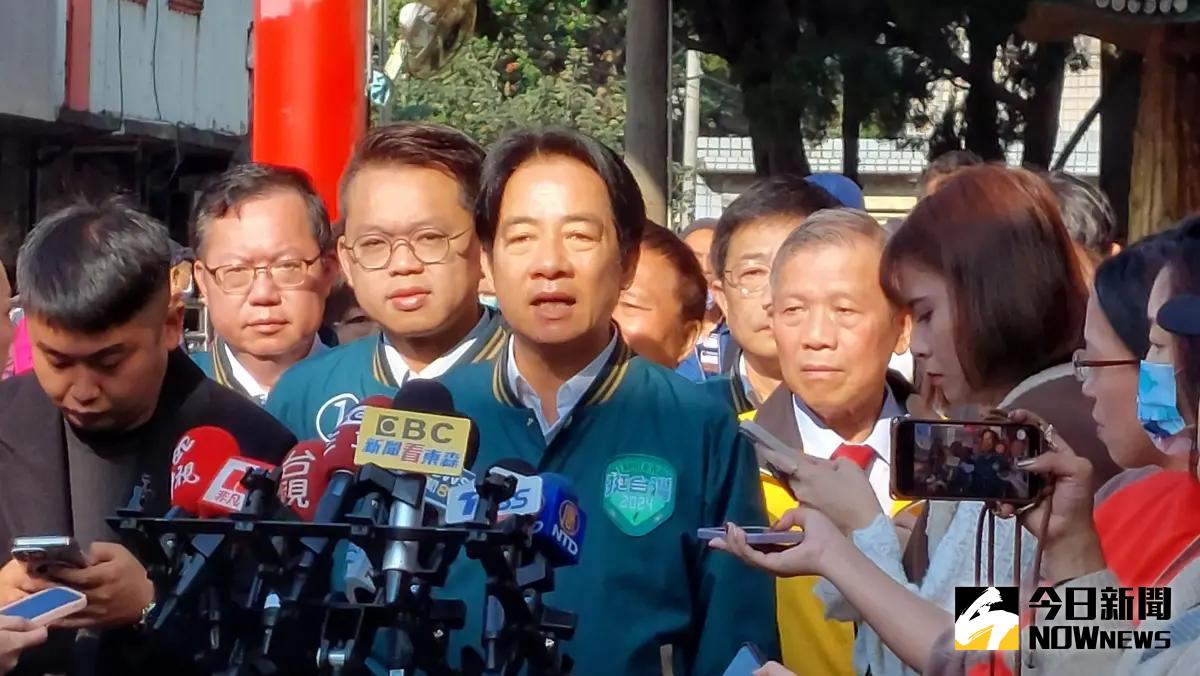 ▲賴清德指出，中華民國憲法沒有九二共識，如果把九二共識跟中華民國憲法混為一談，這對台灣來講是非常危險的。（圖／記者李春台攝，2023.12.31）