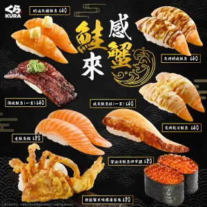 ▲藏壽司感蟹鮭來新菜，其中3款鮭魚「每貫20元」。（圖／翻攝自藏壽司FB）