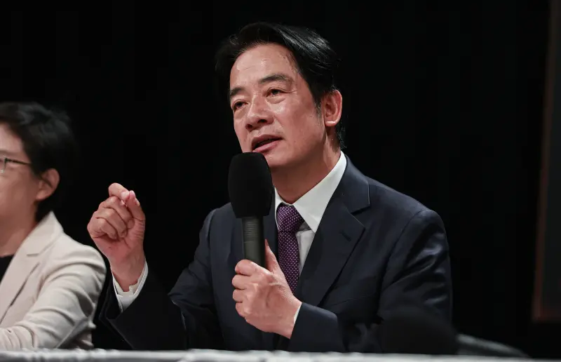 ▲時任民進黨候選人賴清德出席2024總統辯論會。（圖／ 資料照片）