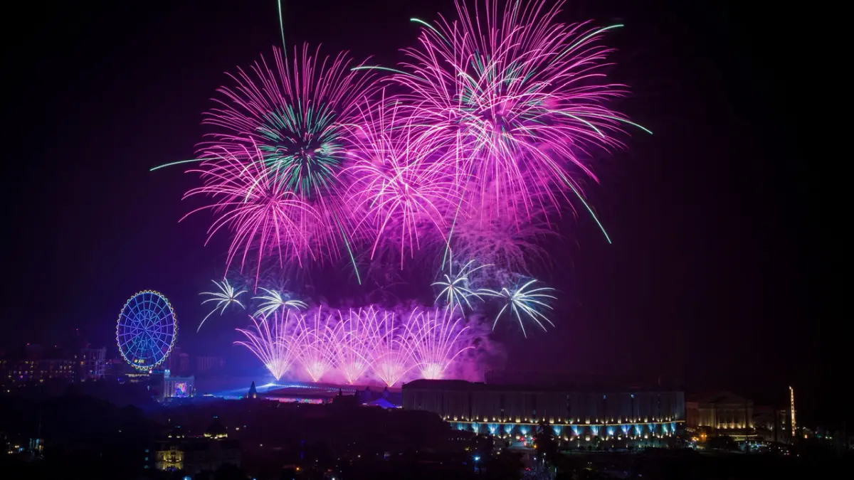 ▲義大世界連續15年施放跨年煙火，此次999秒煙火分為四大篇章，每段皆有精彩亮點。（圖／義大世界提供）