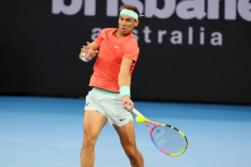 ▲Rafael Nadal將在布里斯本男單首輪對決前美網冠軍Dominic Thiem。（圖／美聯社／達志影像）