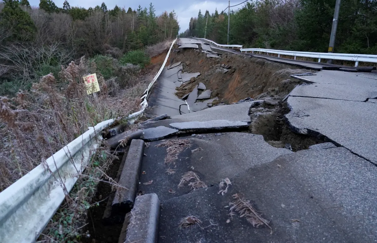 ▲日本能登半島7.6強震陸續傳出災情。（圖／美聯社／達志影像）
